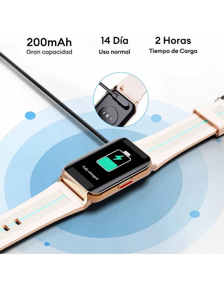 Reloj Inteligente Smart Watch Petukita Box H76 Bluetooth Fitness Dorado