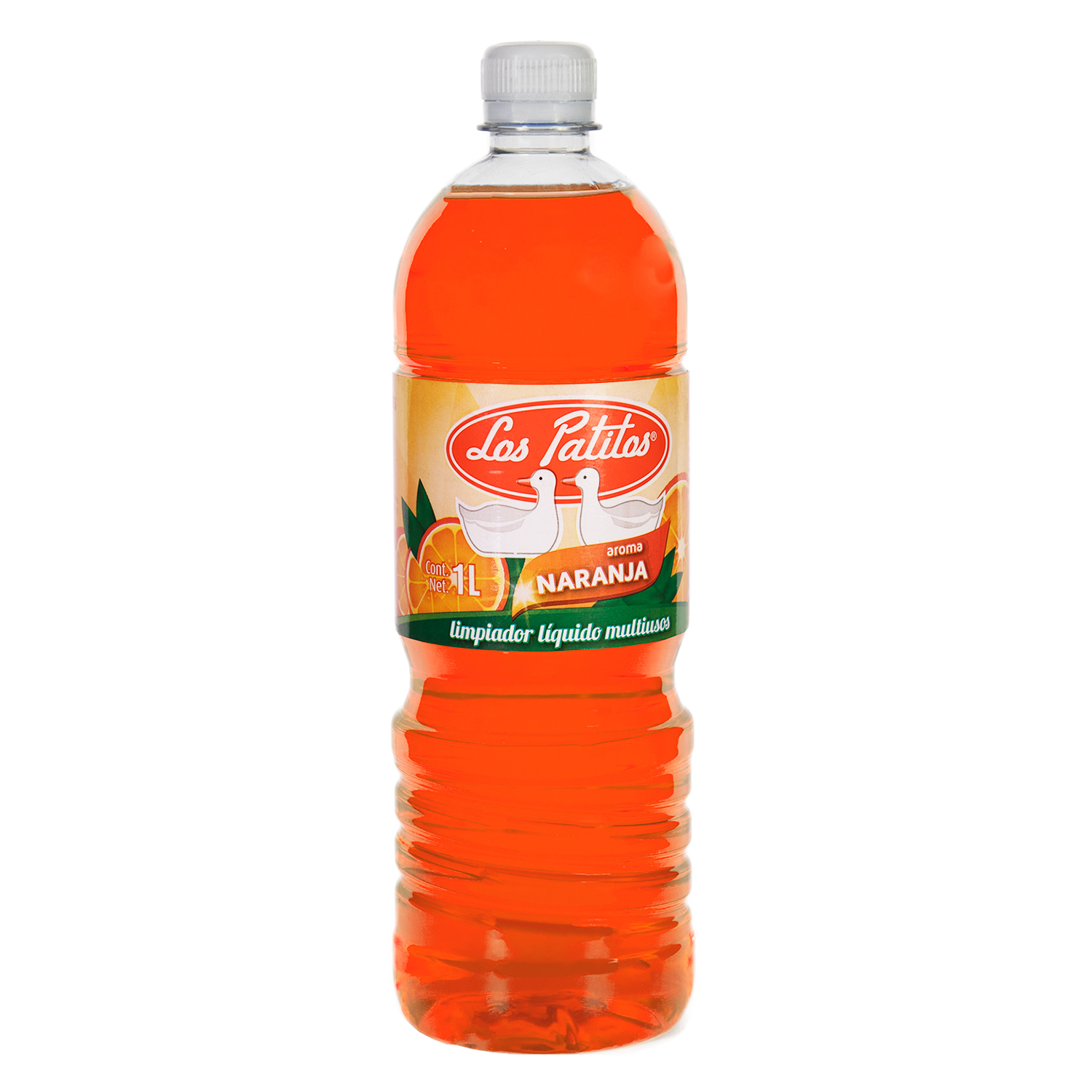 Limpiador Multiusos Los Patitos Aroma Naranja Caja Con 12 Botellas De 1 Litro