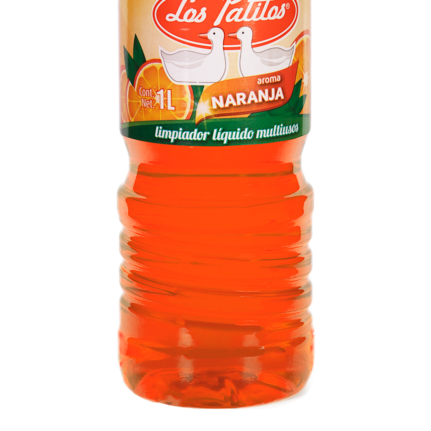 Limpiador Multiusos Los Patitos Aroma Naranja Caja Con 12 Botellas De 1 Litro