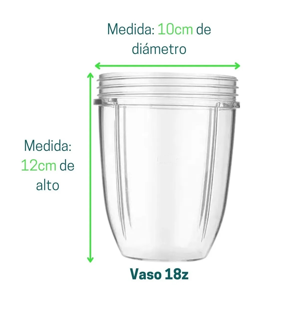 Vaso Con Aspas De Nutribullet 18 Onzas Y 2 Empaques