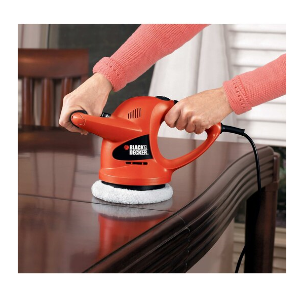 Pulidora - Enceradora Orbital 6", 60W, 120V, 4400opm, BLACK & DECKER modelo: WP900.
