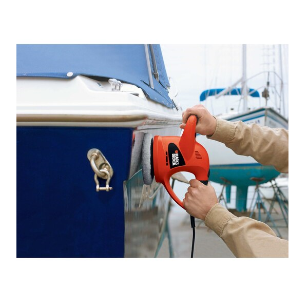 Pulidora - Enceradora Orbital 6", 60W, 120V, 4400opm, BLACK & DECKER modelo: WP900.