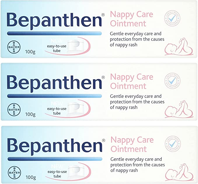 Bepanthen Pomada Para Rozaduras de Bebé. 3 Pack de 100 g	