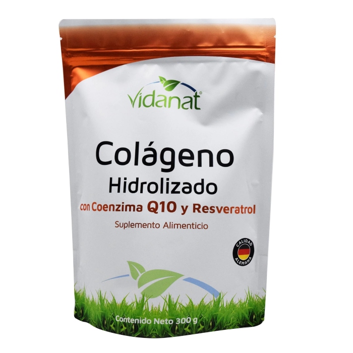 Colágeno Hidrolizado Con Coenzima Q10 Y Resveratrol 300g