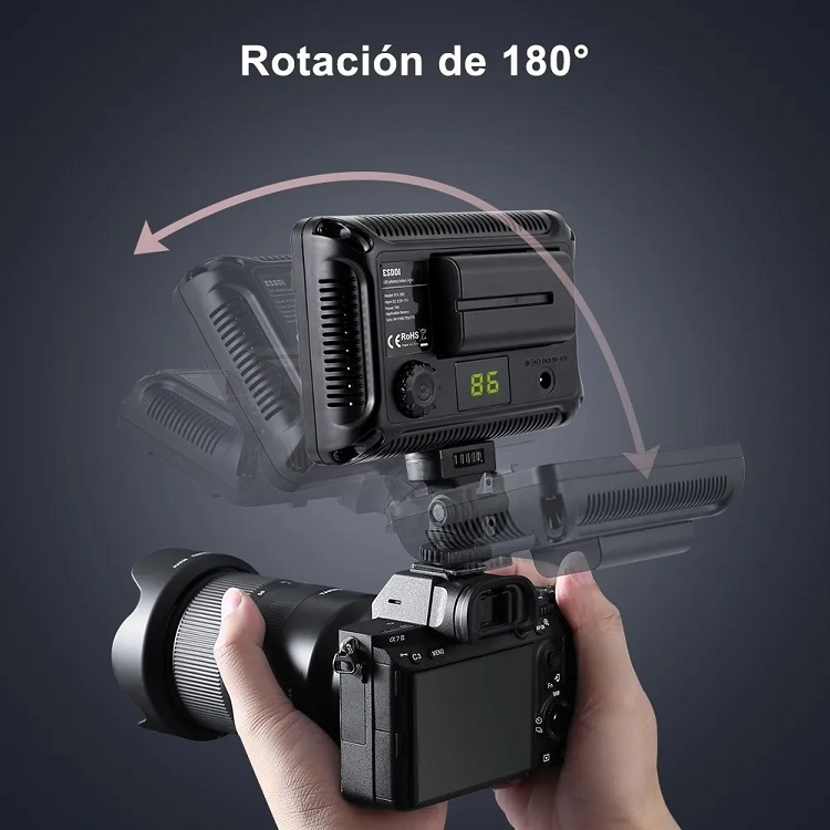 Lámpara De Luz 176 leds Camara De Video Regulable Con Batería