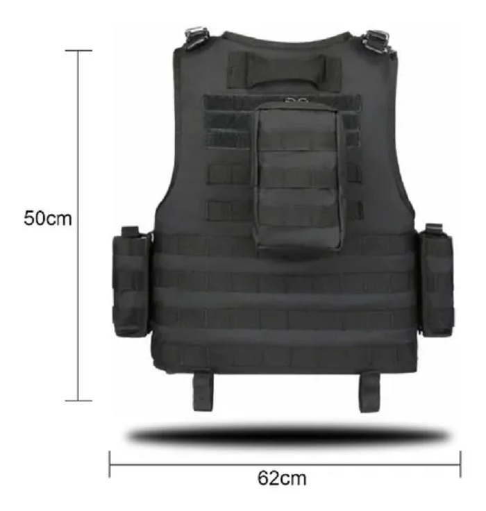 Chaleco Tactico Militar con Bolsos Removibles