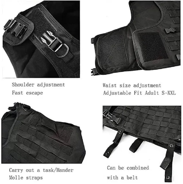 Chaleco Tactico Militar con Bolsos Removibles