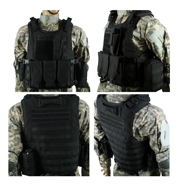 Chaleco Tactico Militar con Bolsos Removibles