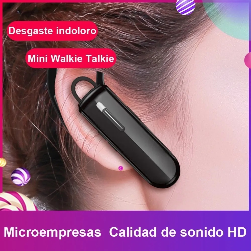 Radio Walkie Talkie Inalámbrico Bluetooth Con Micrófono