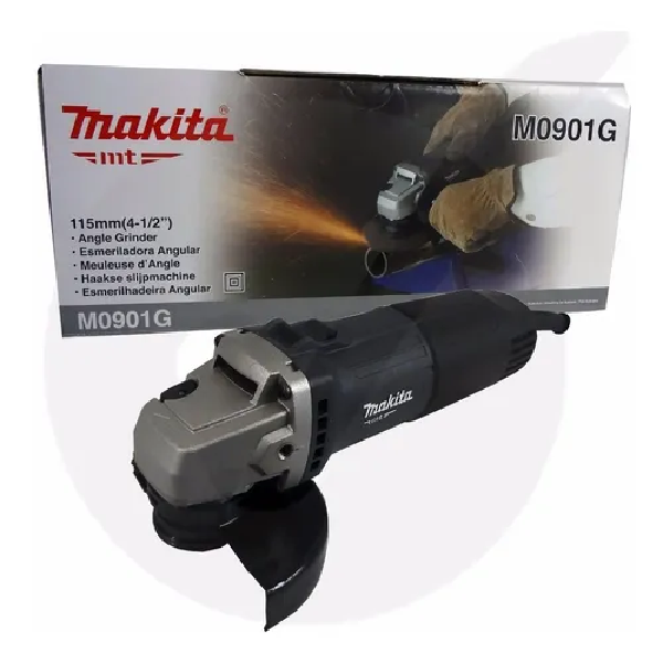 MINI-ESMERILADORA ANGULAR 4 - 1/2", 540W, 12000rpm, MAKITA modelo: M0901G.