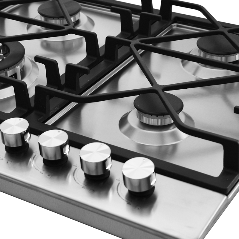 Parrilla de 60 cm de acero inoxidable 4Q-TS-60