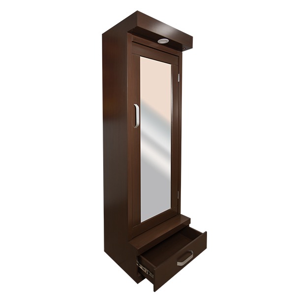 Zapatera con espejo de cuerpo completo moderna con iluminación led con foco ahorrador Gabriela Envió Gratis