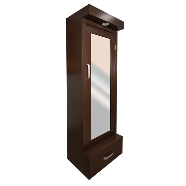 Zapatera con espejo de cuerpo completo moderna con iluminación led con foco ahorrador Gabriela Envió Gratis