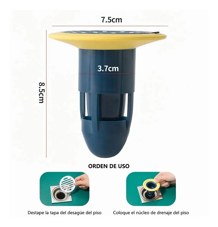 Válvula Antiolores, Anti Bichos, No Retorno, para Coladera