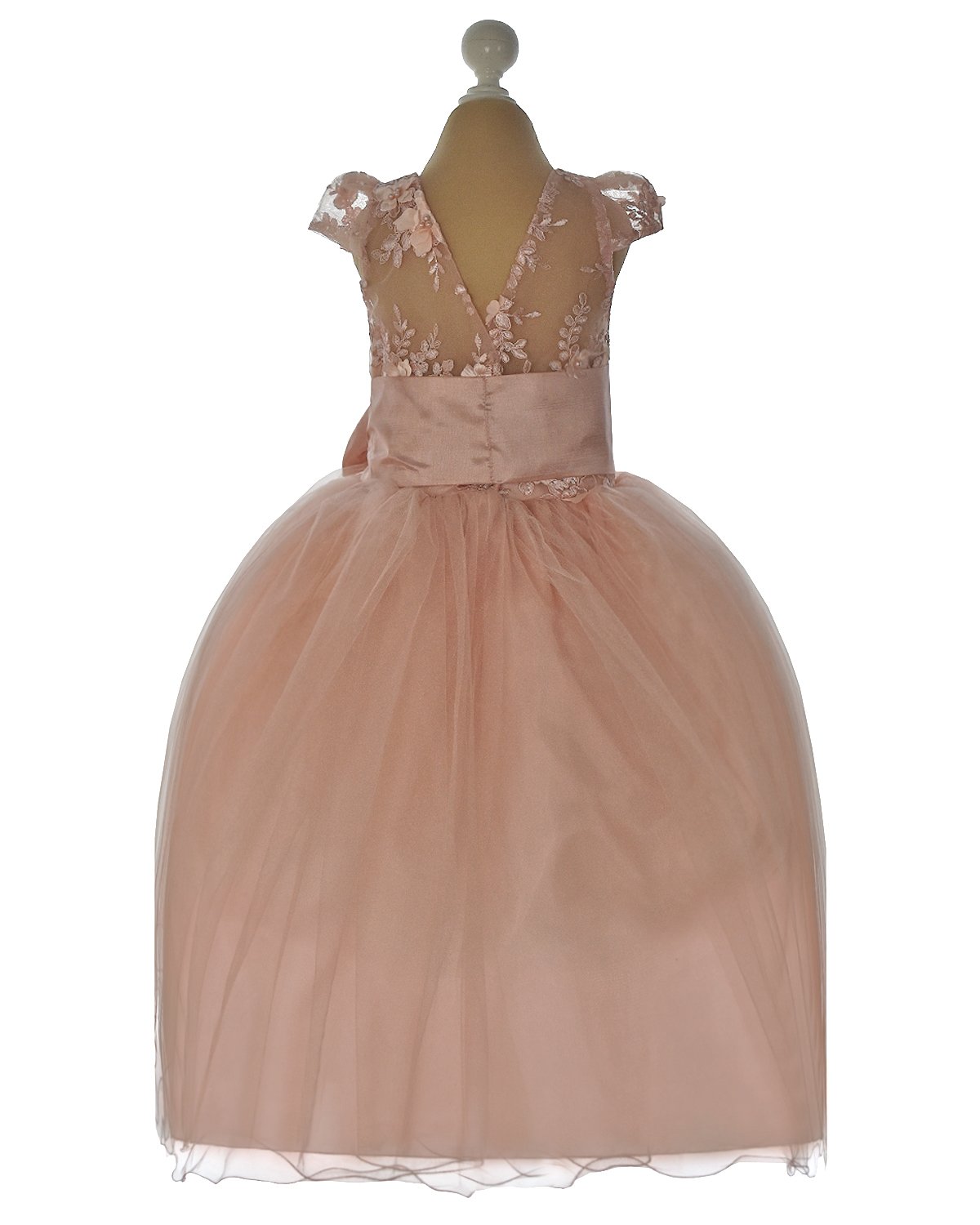 Vestido Niña Fiesta Elegante Maylin Modelo Sasha 3D