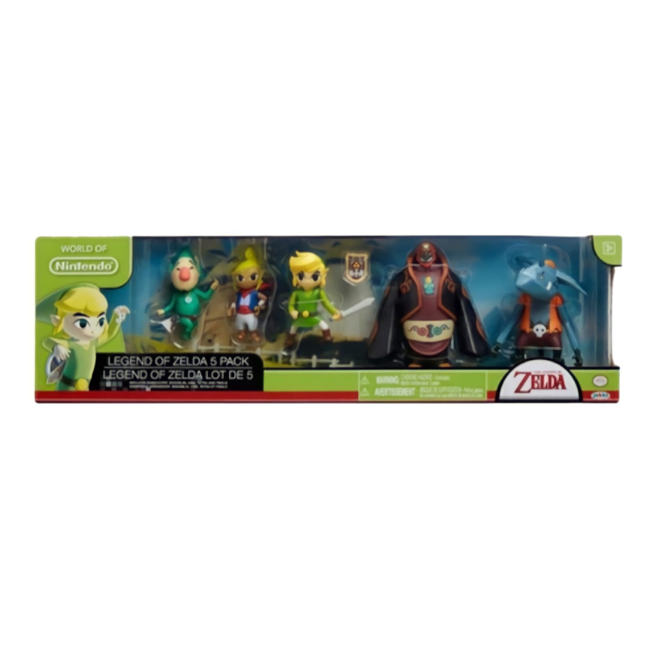 Set de 5 Figuras de 2.5 pulgadas  The Legend Of Zelda Nintendo 