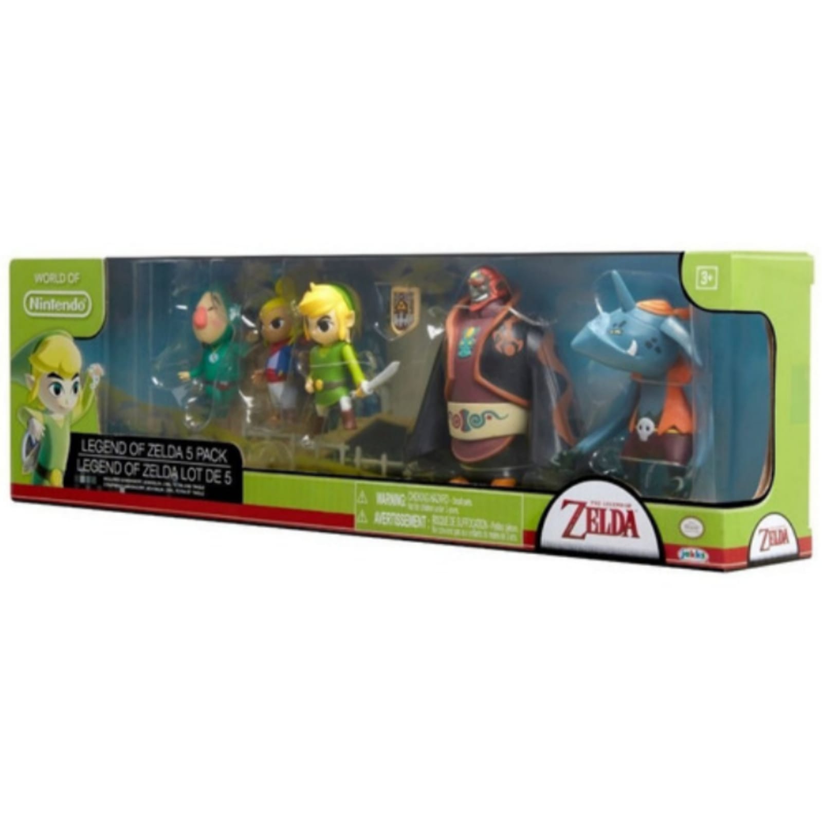 Set de 5 Figuras de 2.5 pulgadas  The Legend Of Zelda Nintendo 