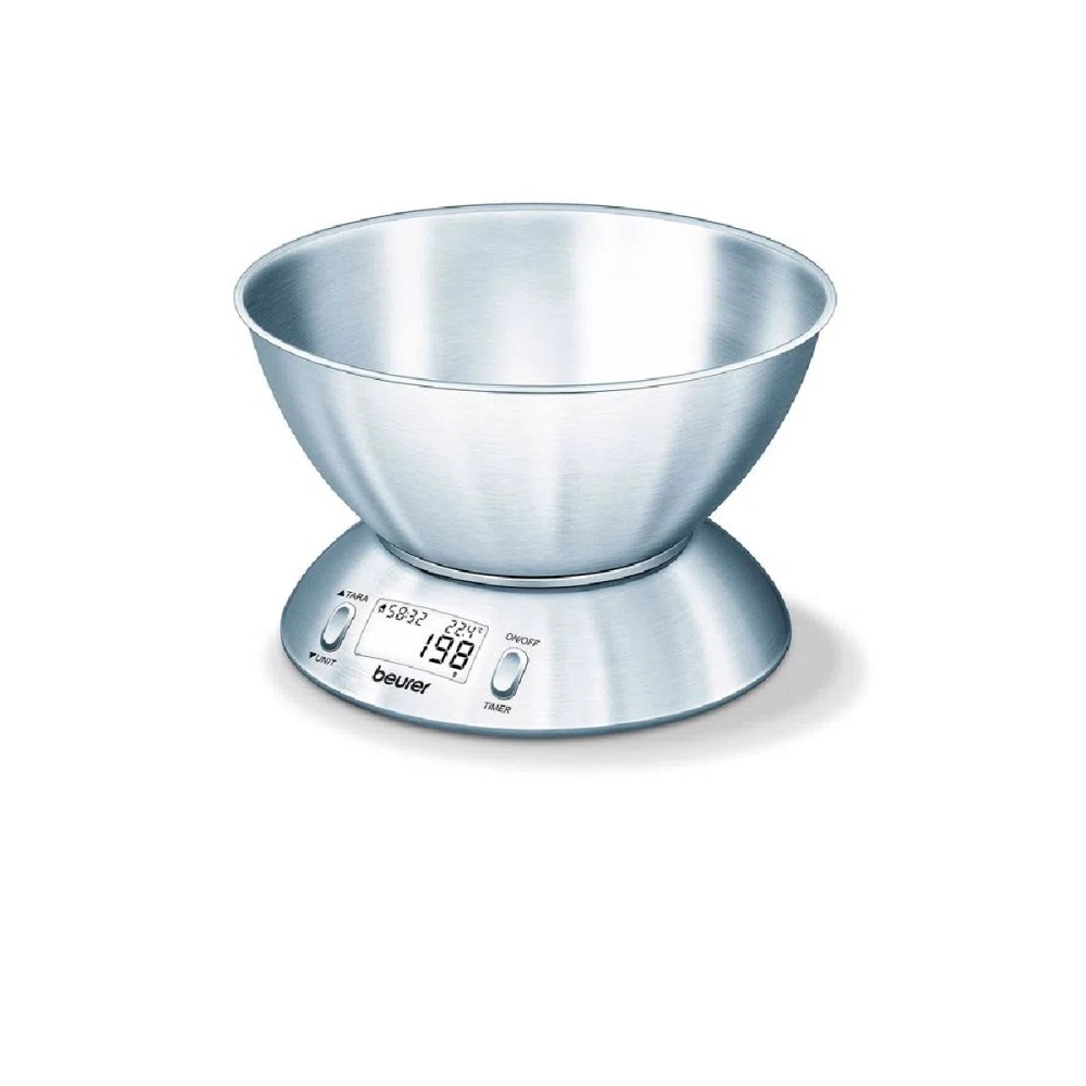 Báscula Digital C/Bowl Cocina Acero Inoxidable KS54 Beurer