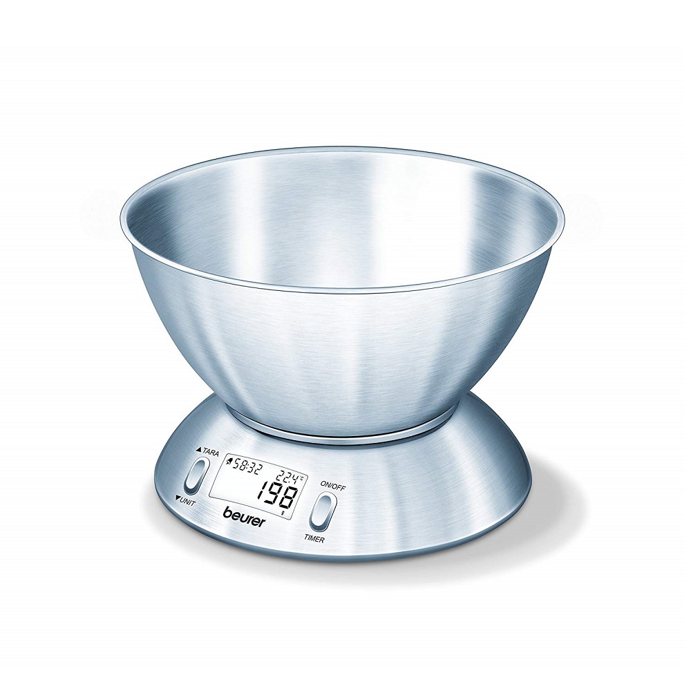 Báscula Digital C/Bowl Cocina Acero Inoxidable KS54 Beurer