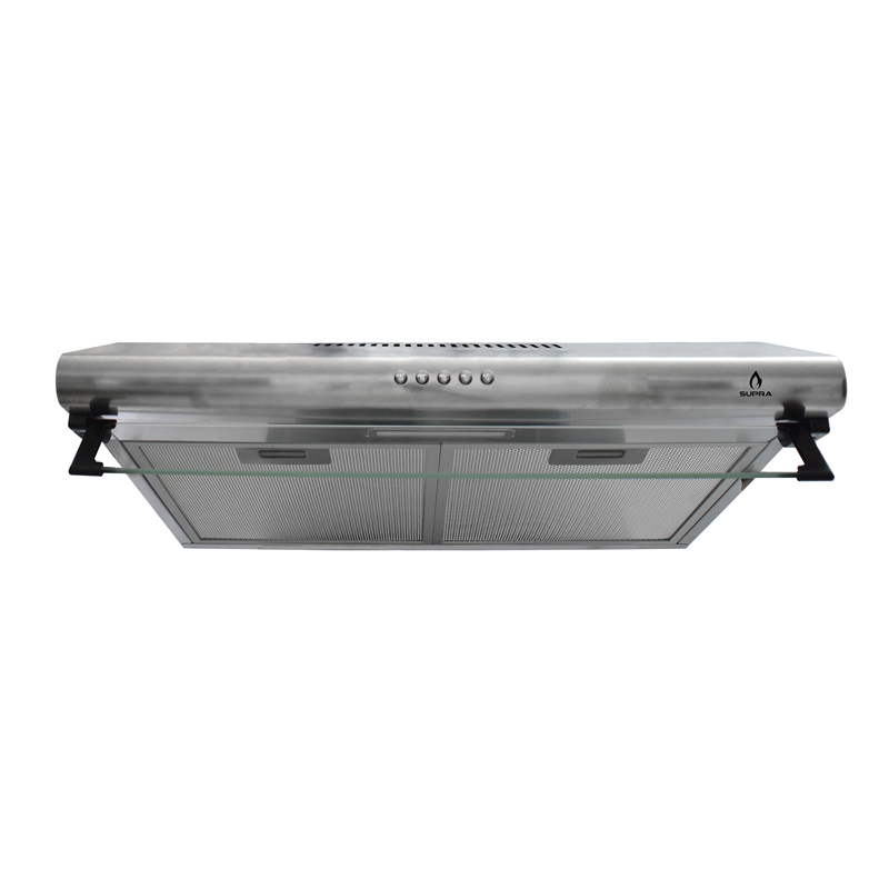 COMBO con campana de pared 60cm, parrilla eléctrica y parrilla de gas SUPRA AMIATA en acero inoxidable