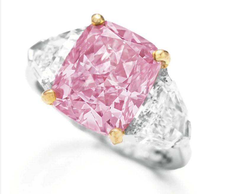 Anillo Promesa Rosa Grande De Circonias En Plata 925