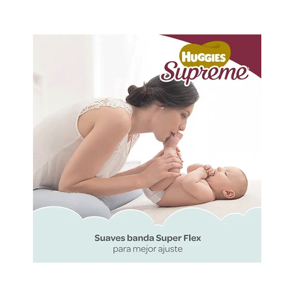 Pañales Huggies Supreme Recién Nacido 240 Pz (6 Paq. de 40 c/p)