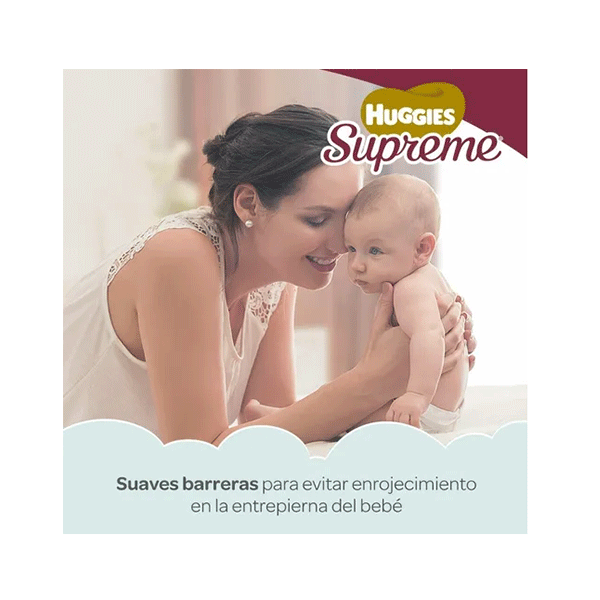 Pañales Huggies Supreme Recién Nacido 240 Pz (6 Paq. de 40 c/p)