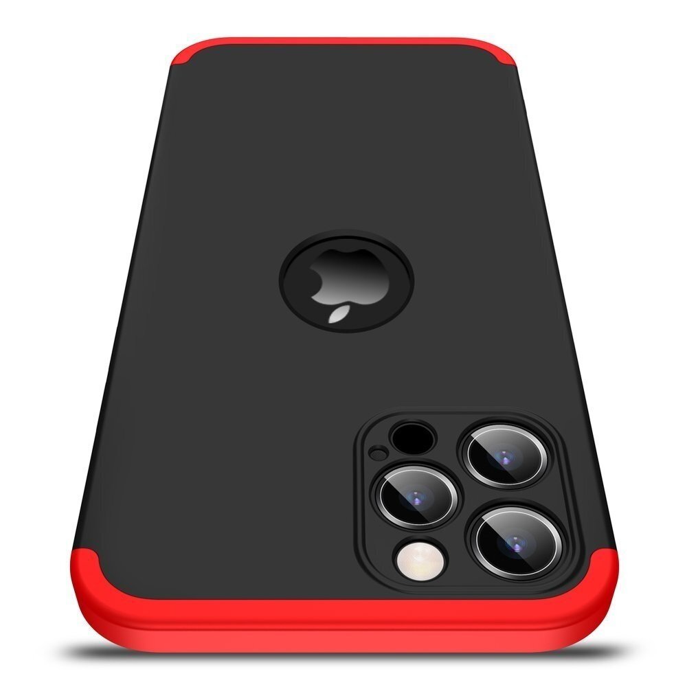 Funda para iPhone 12 Negro con rojo