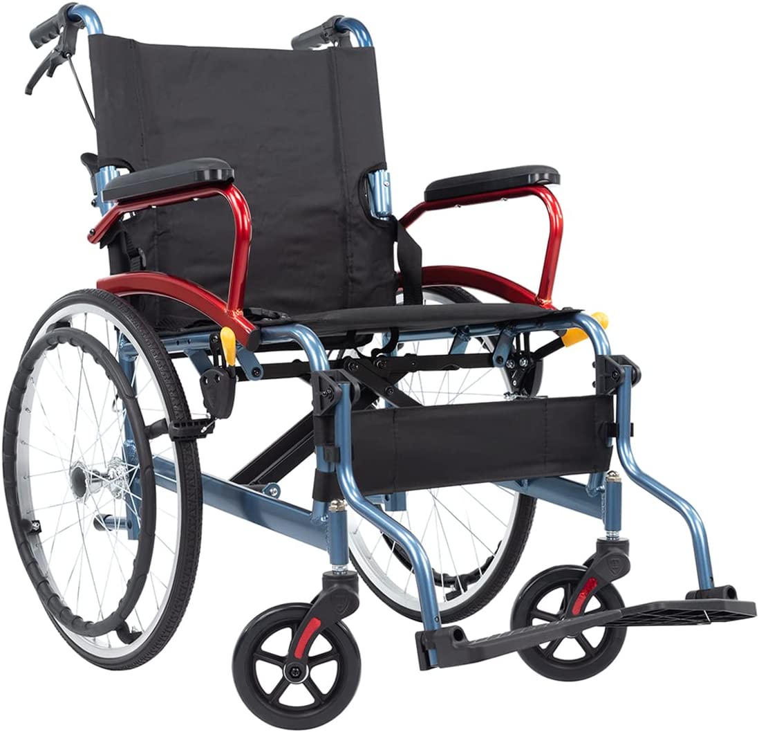 Silla De Ruedas Aluminio Compacta Super Ligera Cañuela Freno Thunder