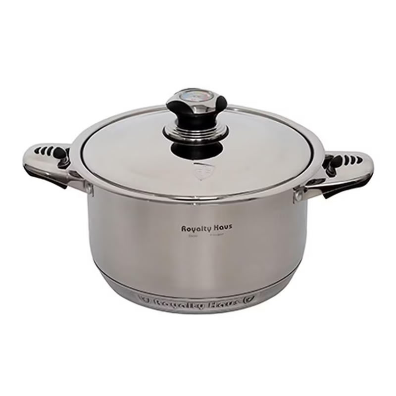 Batería De Cocina Royal Haus By Apolo RH-12 De 12 Piezas - Plata