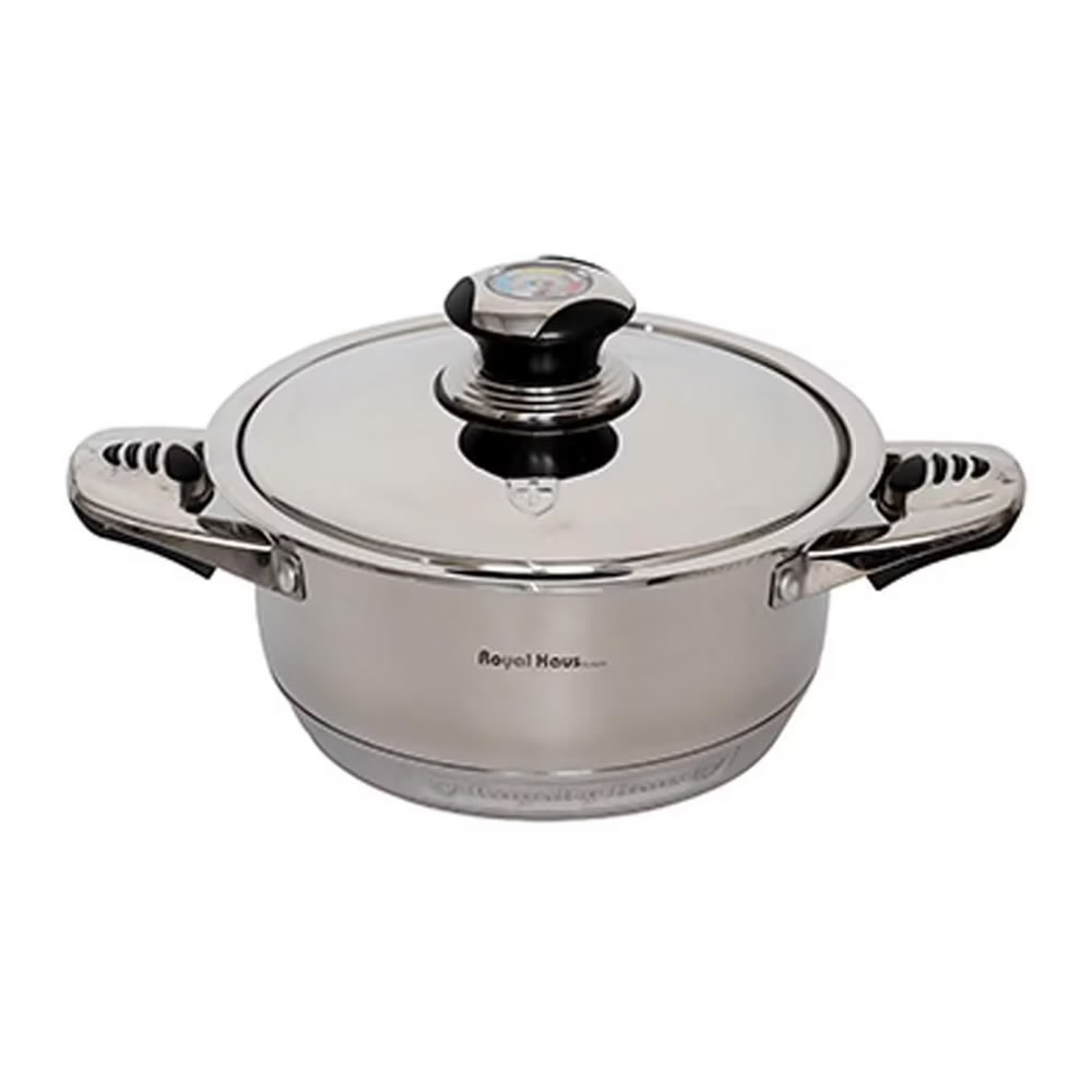 Batería De Cocina Royal Haus By Apolo RH-12 De 12 Piezas - Plata