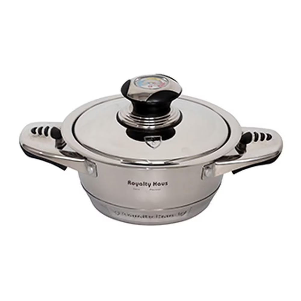 Batería De Cocina Royal Haus By Apolo RH-12 De 12 Piezas - Plata