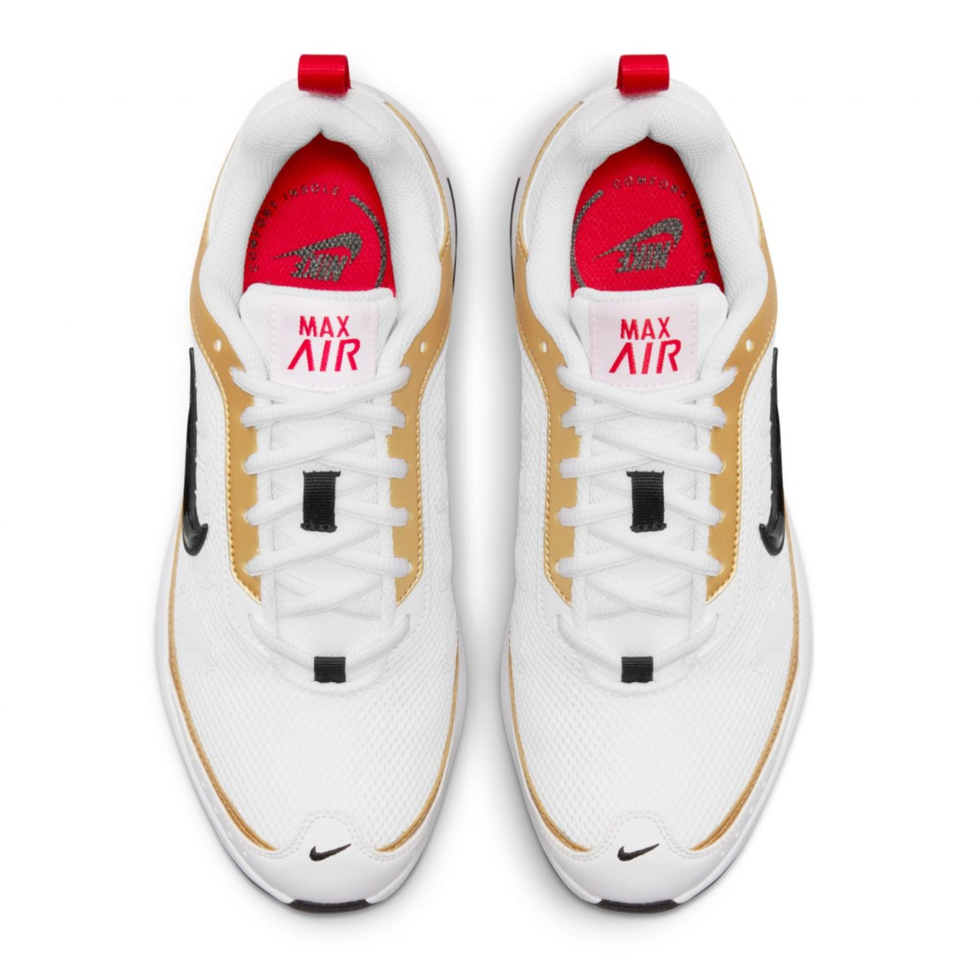 Tenis Nike Air Max AP Blanco Dorado Dama Originales CU4870103