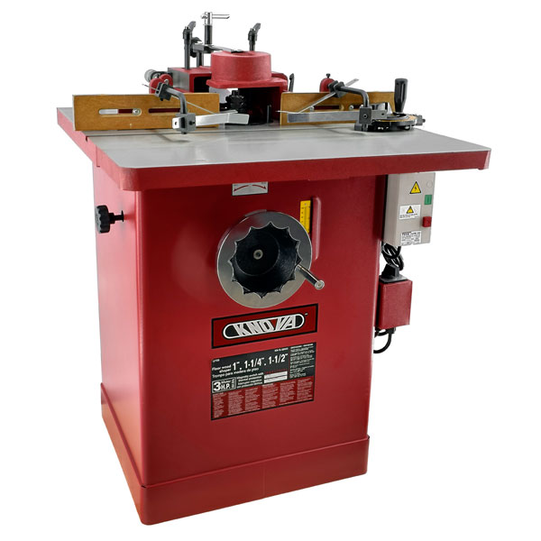 Knova Trompo De Piso Para Madera profesional 1/4-1/2 poderoso motor 3 H.P. 220v 60 Hz. Velocidad sin carga 7,000 y 9,000 R.P.M.