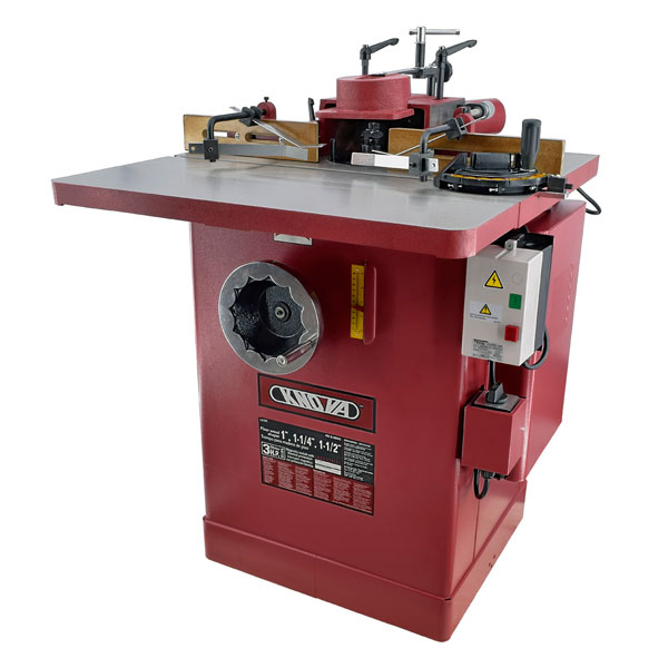 Knova Trompo De Piso Para Madera profesional 1/4-1/2 poderoso motor 3 H.P. 220v 60 Hz. Velocidad sin carga 7,000 y 9,000 R.P.M.