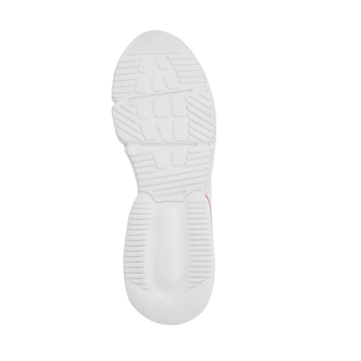 Tenis deportivos para caminar de mujer marca Kangaroos, color blanco con tintes pastel, mod. 1026091