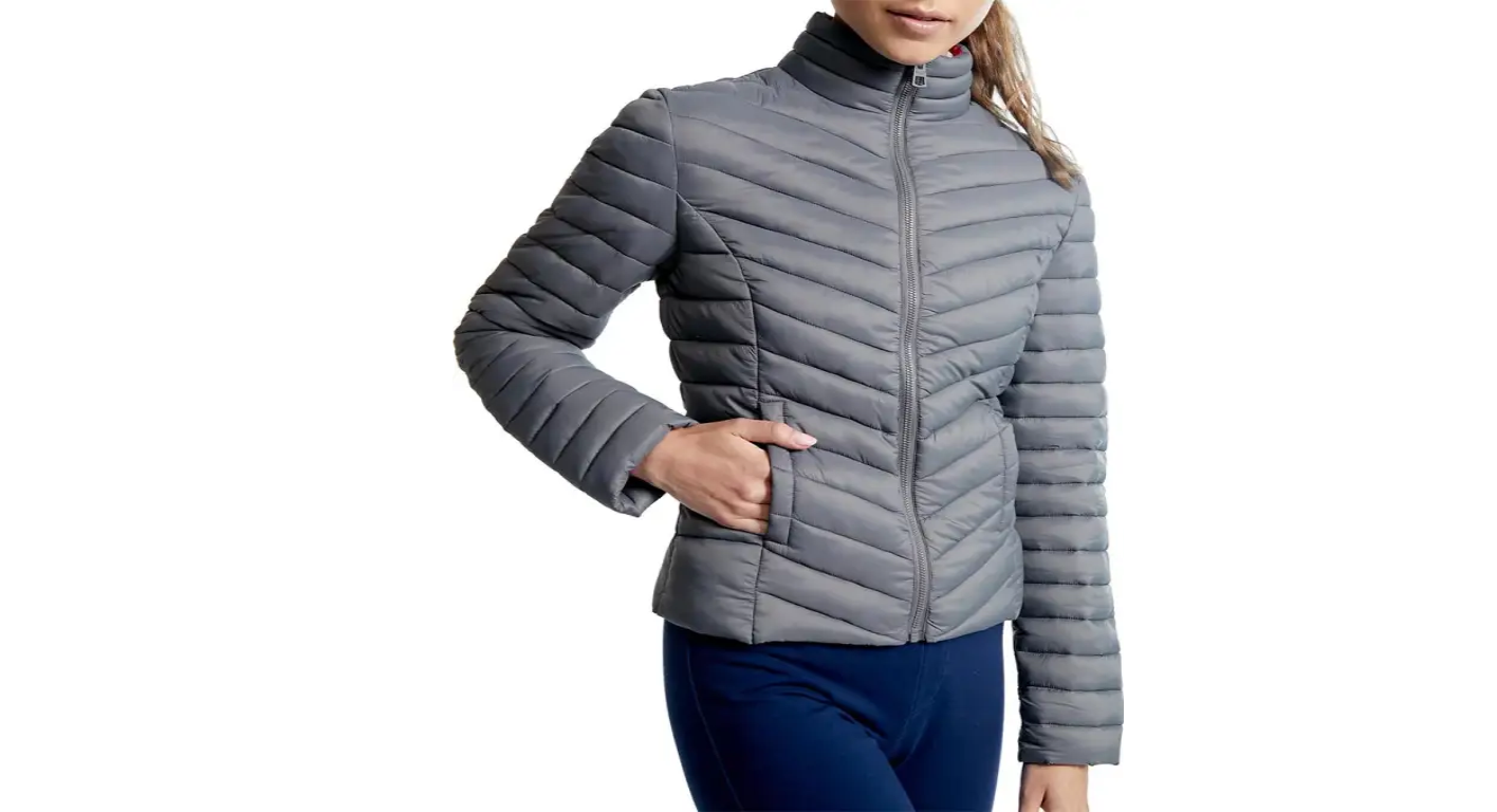 Chamarra Dama Mujer Casual Comoda Color Gris Humo Holly Land