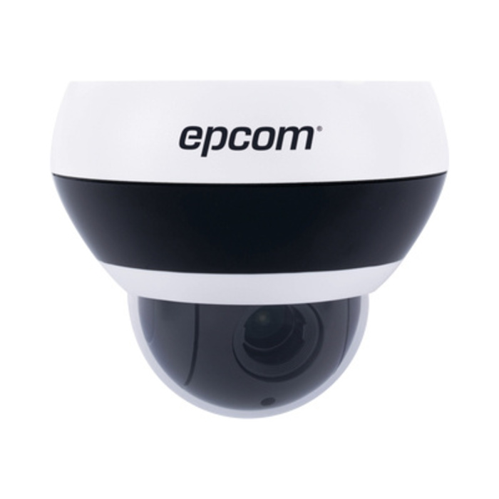 Epcom Cámara CCTV Mini Domo PTZ IR para Interiores/Exteriores 