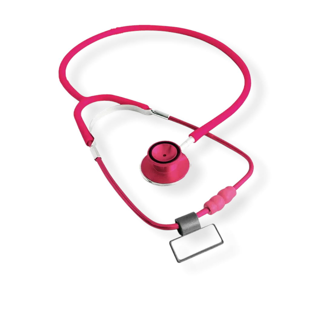 Kit doble baumanómetro aneroide con estetoscopio adulto, rosa B2-6D Checkatek