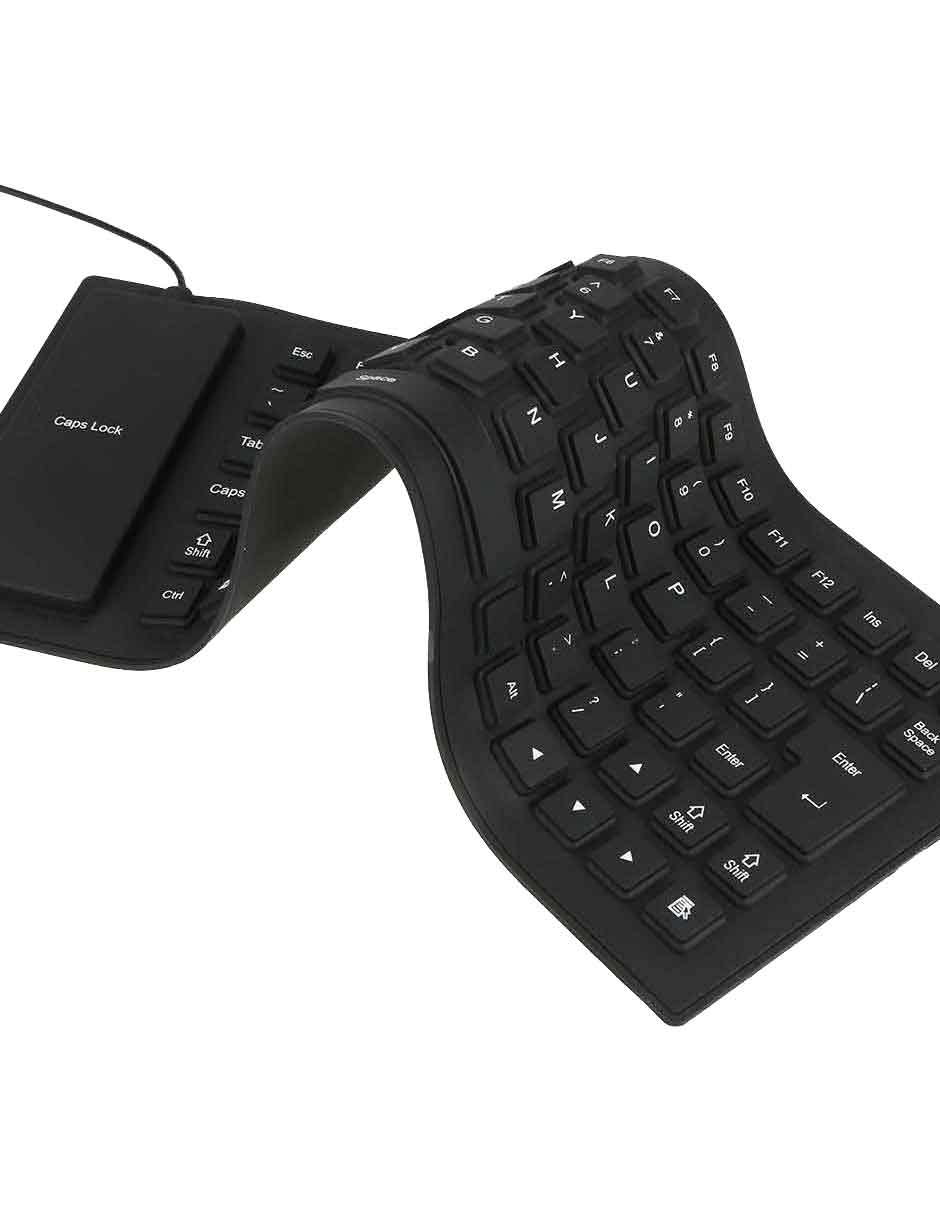 Teclado flexible para viaje