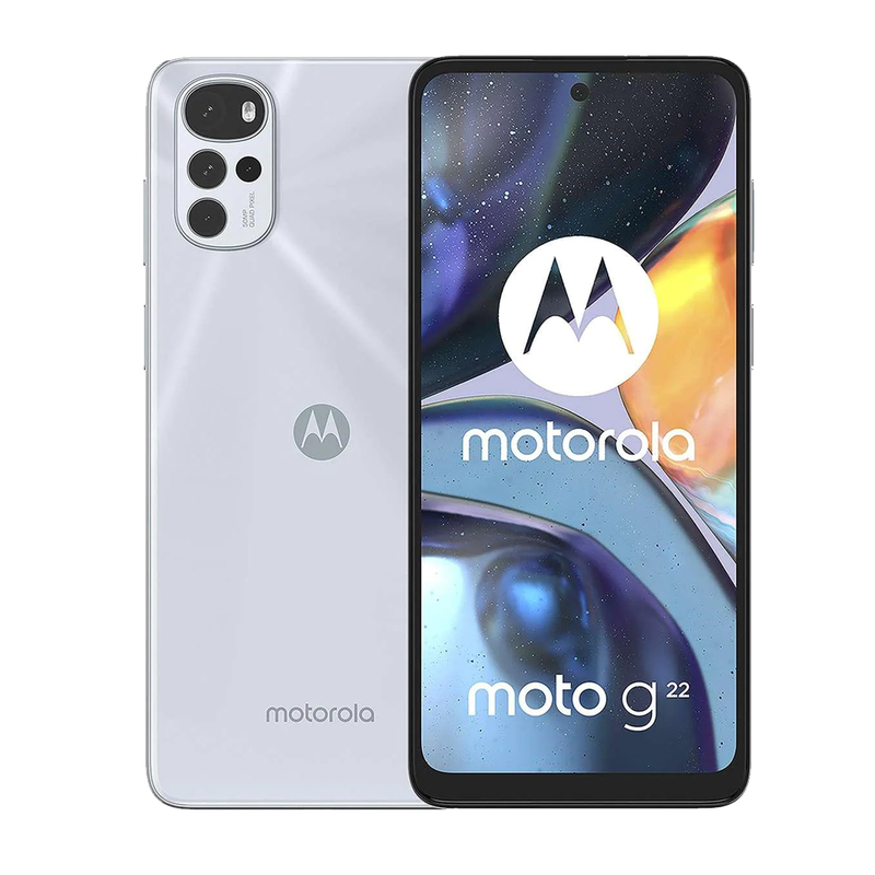 Celular Mototorola Moto G22 Ram 4GB Almacenamiento 64 GB Dual Sim- Blanco