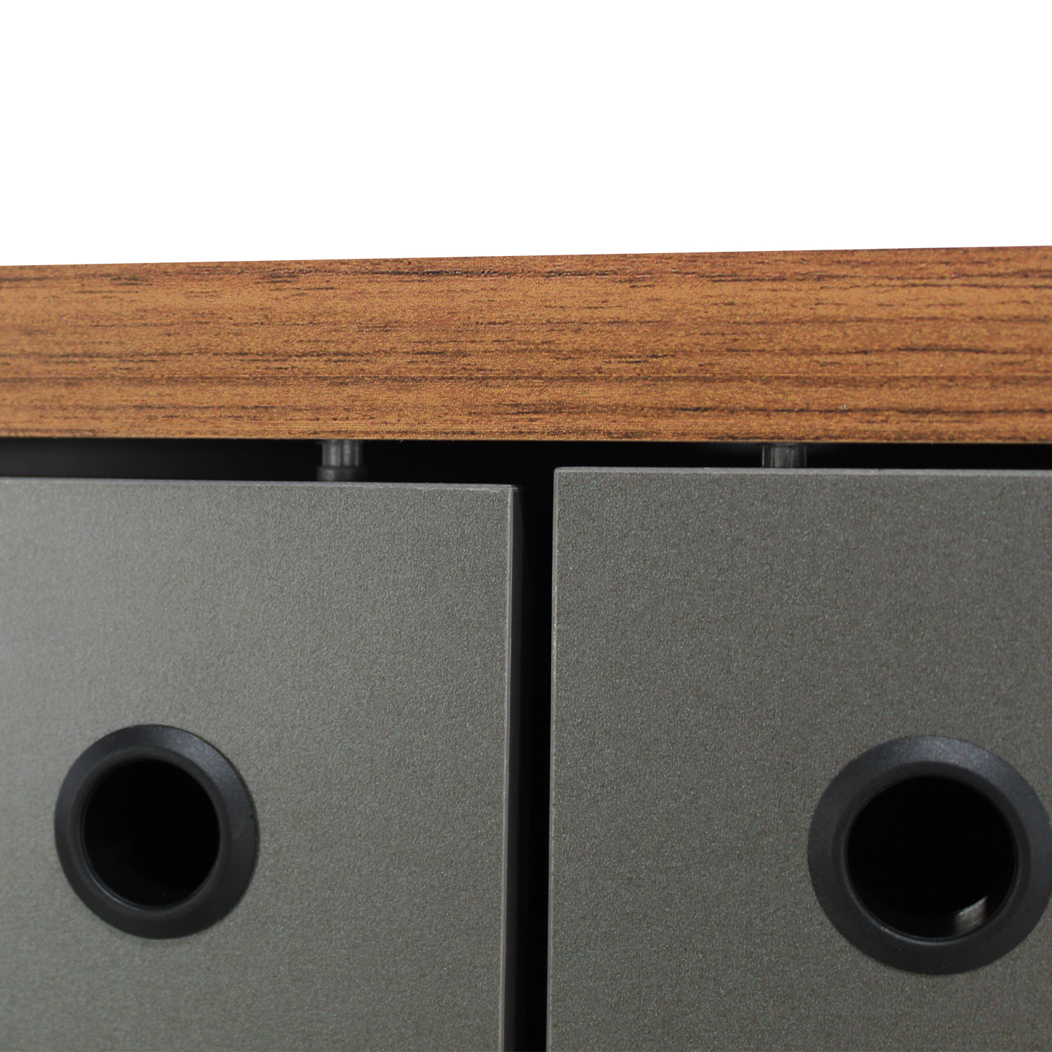 Gabinete Minimalista Multifuncional Versa Gris Mundo In