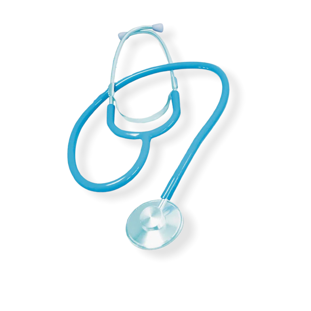 Kit baumanómetro aneroide con estetoscopio adulto sencillo, azul cielo B2-1S Checkatek