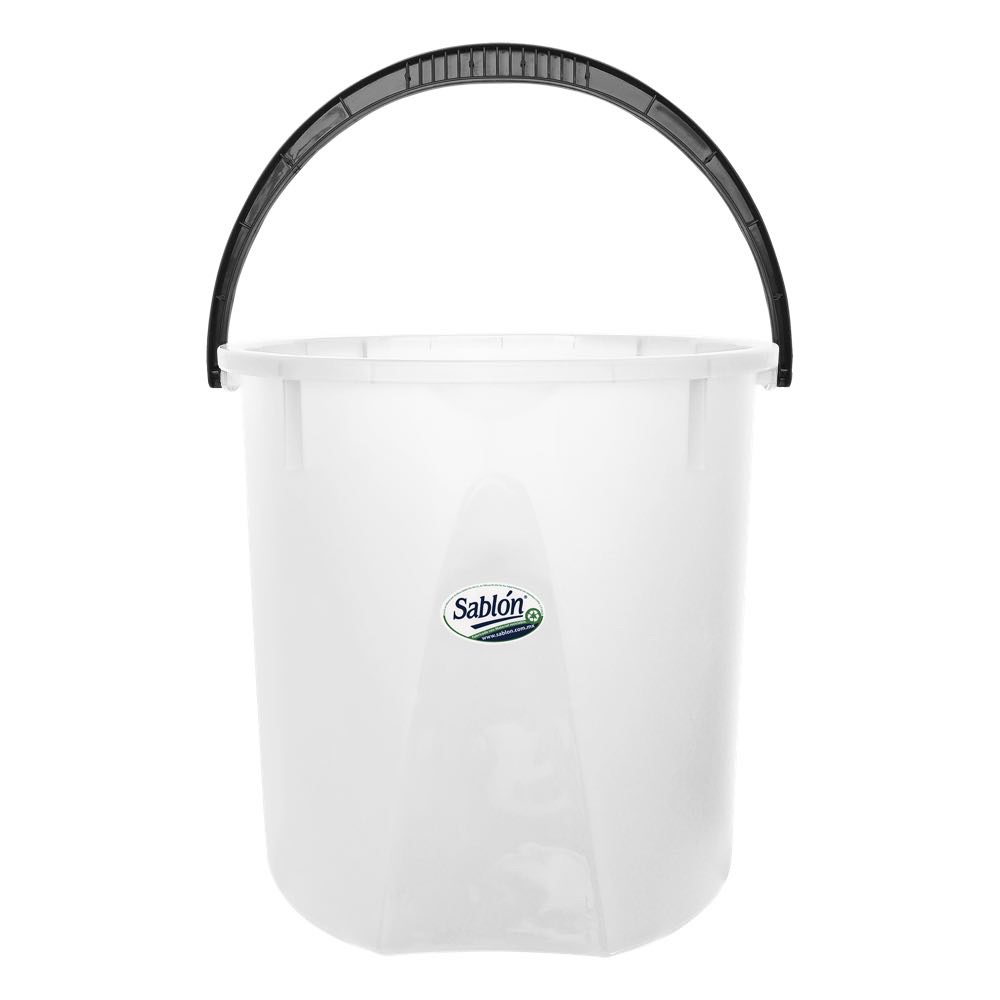 CUBETA TRANSPARENTE CAPACIDAD 17 LITROS