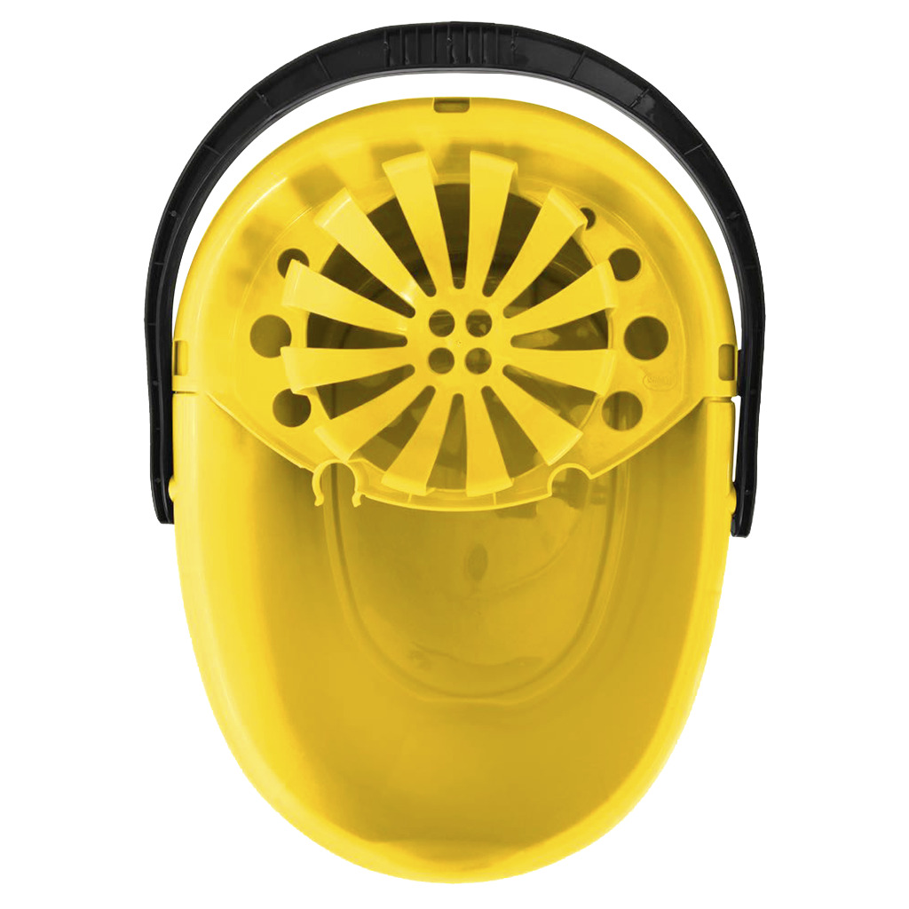 CUBETA AMARILLA CON EXPRIMIDOR CAPACIDAD 17 LITROS