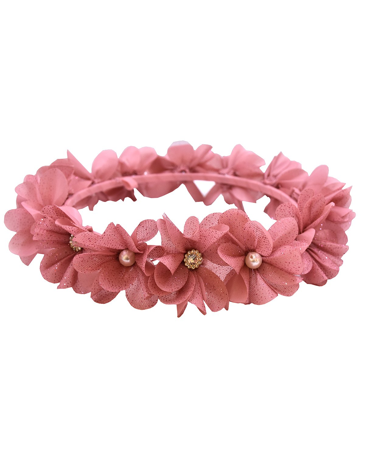 Tiaras Diademas Corona De Flores Para El Cabello
