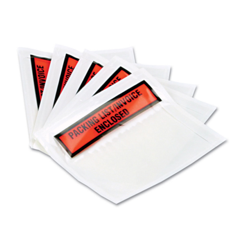 SOBRE PARA LISTA DE EMPAQUE 7" X 5.5" PACKING LIST ENCLOSED PAQ 1000 PIEZAS