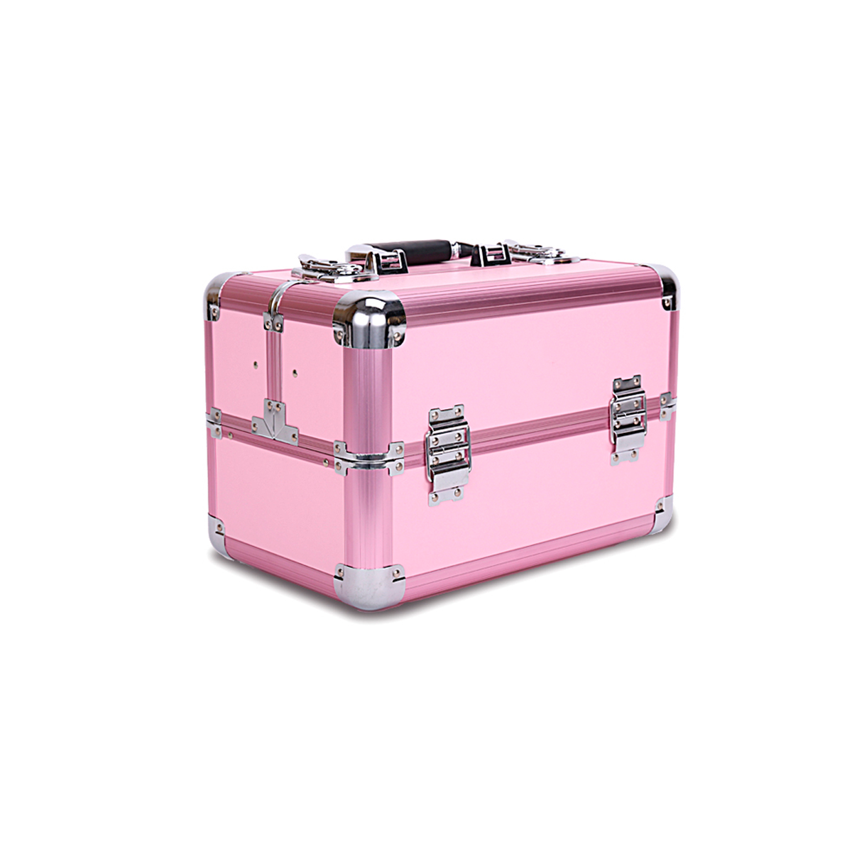 Cosmetiquera Negra Neceser Profesional Makeup Aluminio Viaje Lujo Vanlig