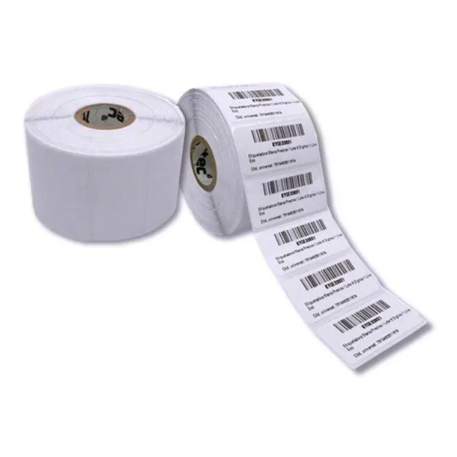 10 Pack Etiqueta Termica Directa 2x1 51x25 Mm 2000 Por Rollo