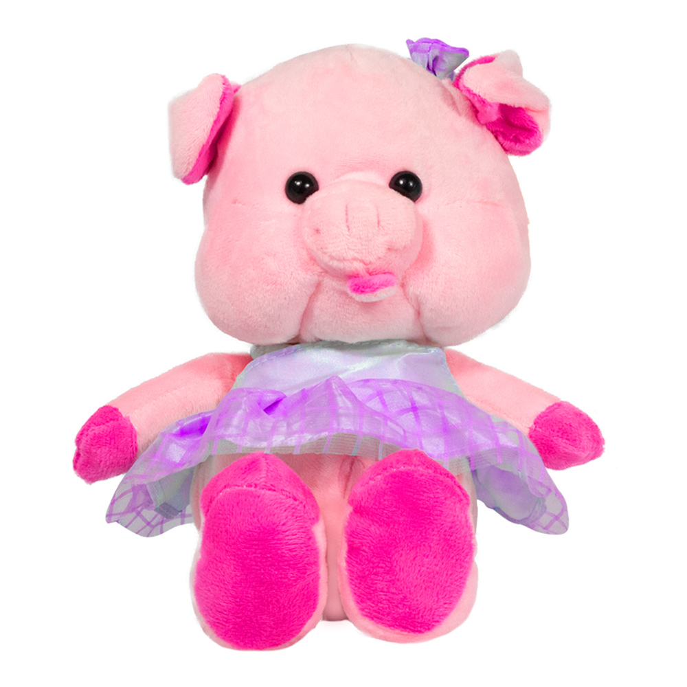 Peluche Puerquitas Bailarinas Paquete 3 Pz Tela Suave Relleno Ligero